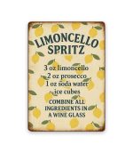Limoncello Spritz Blechschild