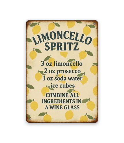 Limoncello Spritz Blechschild