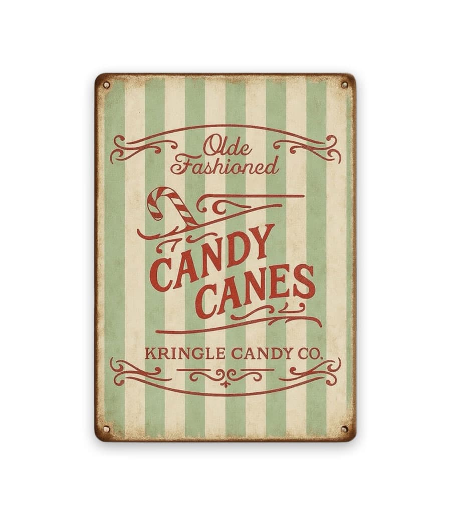 001-produktbilder-candy-canes Candy Canes Blechschild – Bild 1