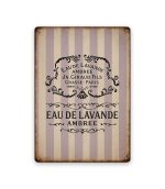 Eau de Lavande Blechschild