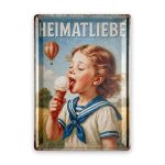 Heimatliebe Blechschild