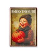 Herbstfreude Blechschild