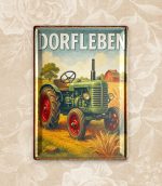 Dorfleben Blechschild – Bild 3