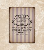Eau de Lavande Blechschild – Bild 3