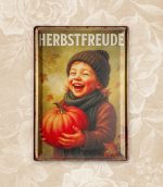 Herbstfreude Blechschild – Bild 3