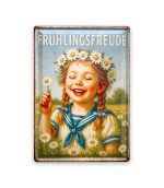Frühlingsfreude Blechschild