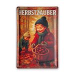 Herbstzauber Blechschild