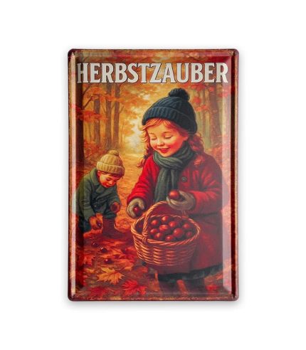 Herbstzauber Blechschild
