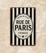 Rue de Paris Blechschild – Bild 7